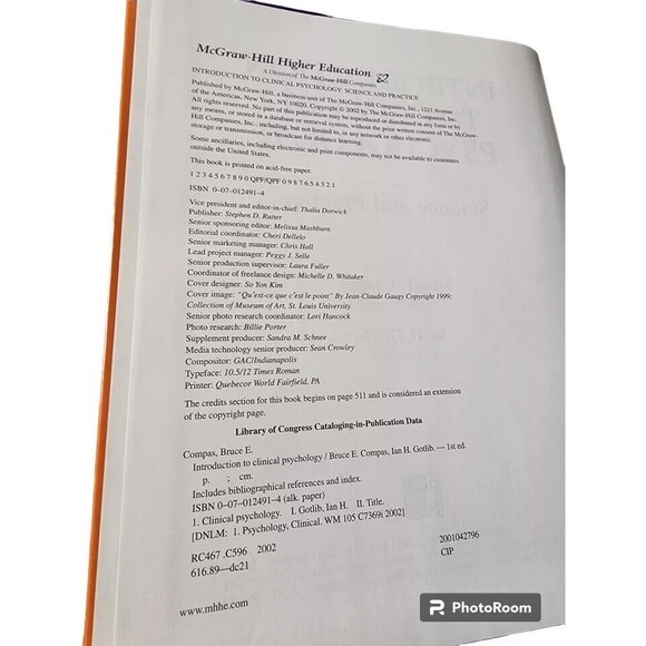 Introduction to Clinical Psychology : Science and Practice by Ian Gotlib and... - Picture 3 of 9
